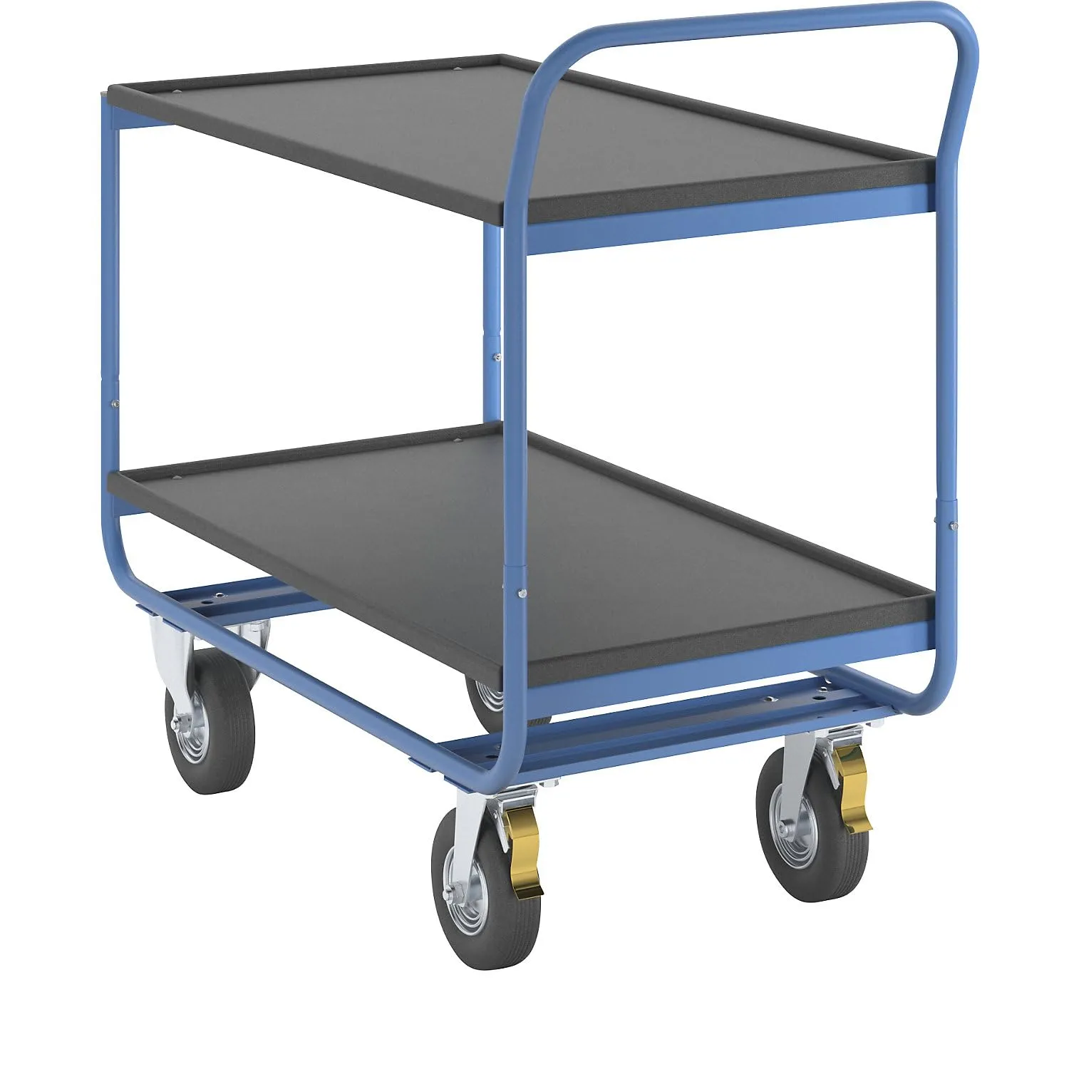 Eurokraft Pro carrello servizio 150 kg 2 pianali MDF