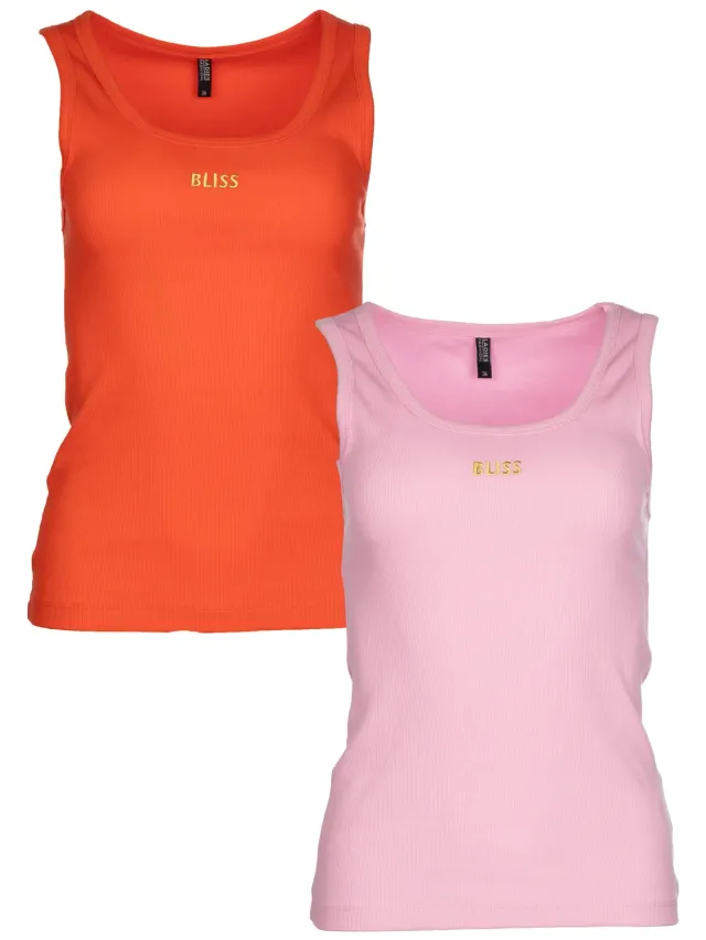 Wibra Bliss canotta donna cotone elasticizzato