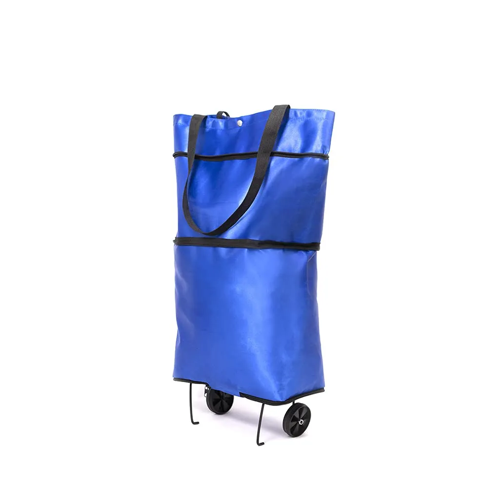 Euromarketing Borsa Trolley con Ruote Impermeabile 3 in 1