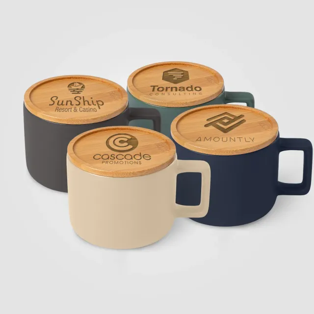3BPRO Café Virtuoso tazza in ceramica 355 ml con coperchio