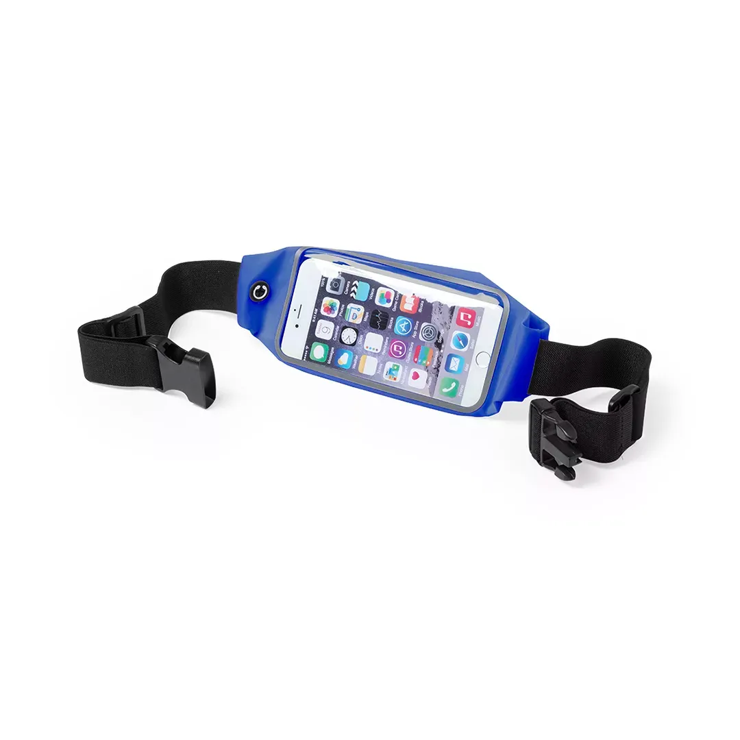 3BPRO Marsupio sportivo lycra riflettente tasca touch 24 cm