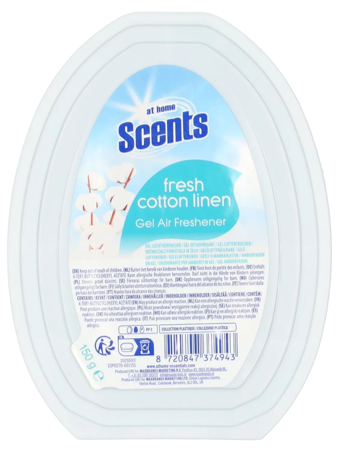 Wibra profumatore ambiente in gel 2x150 g