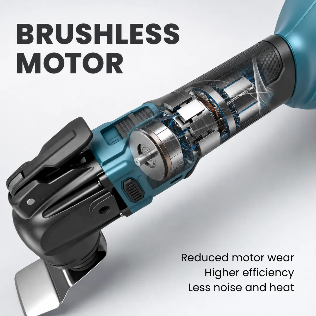 ADAMANTA 7110 utensile multifunzione oscillante batteria