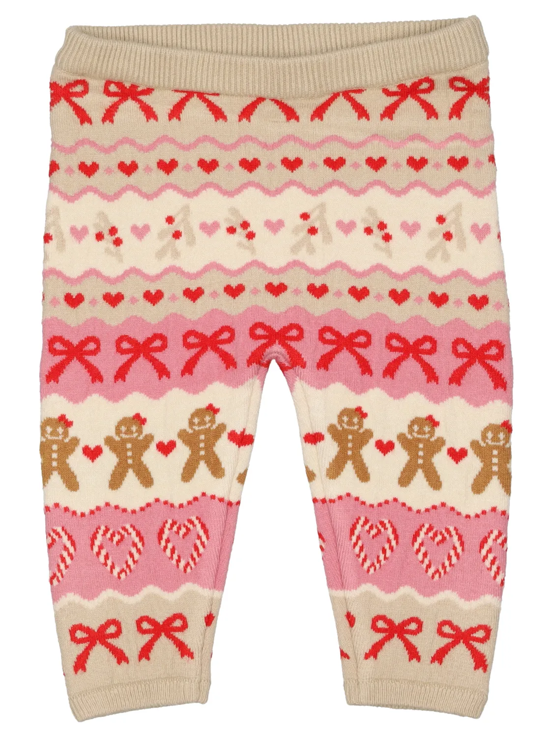 Wibra Pantaloni Baby Jacquard Natalizi in Maglia