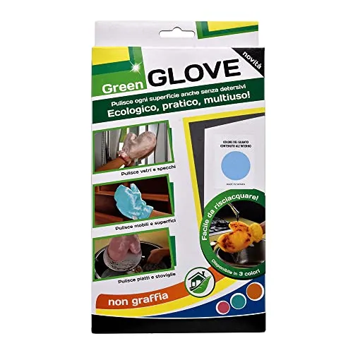 Euromarketing Green Glove guanto pulizia fibra legno