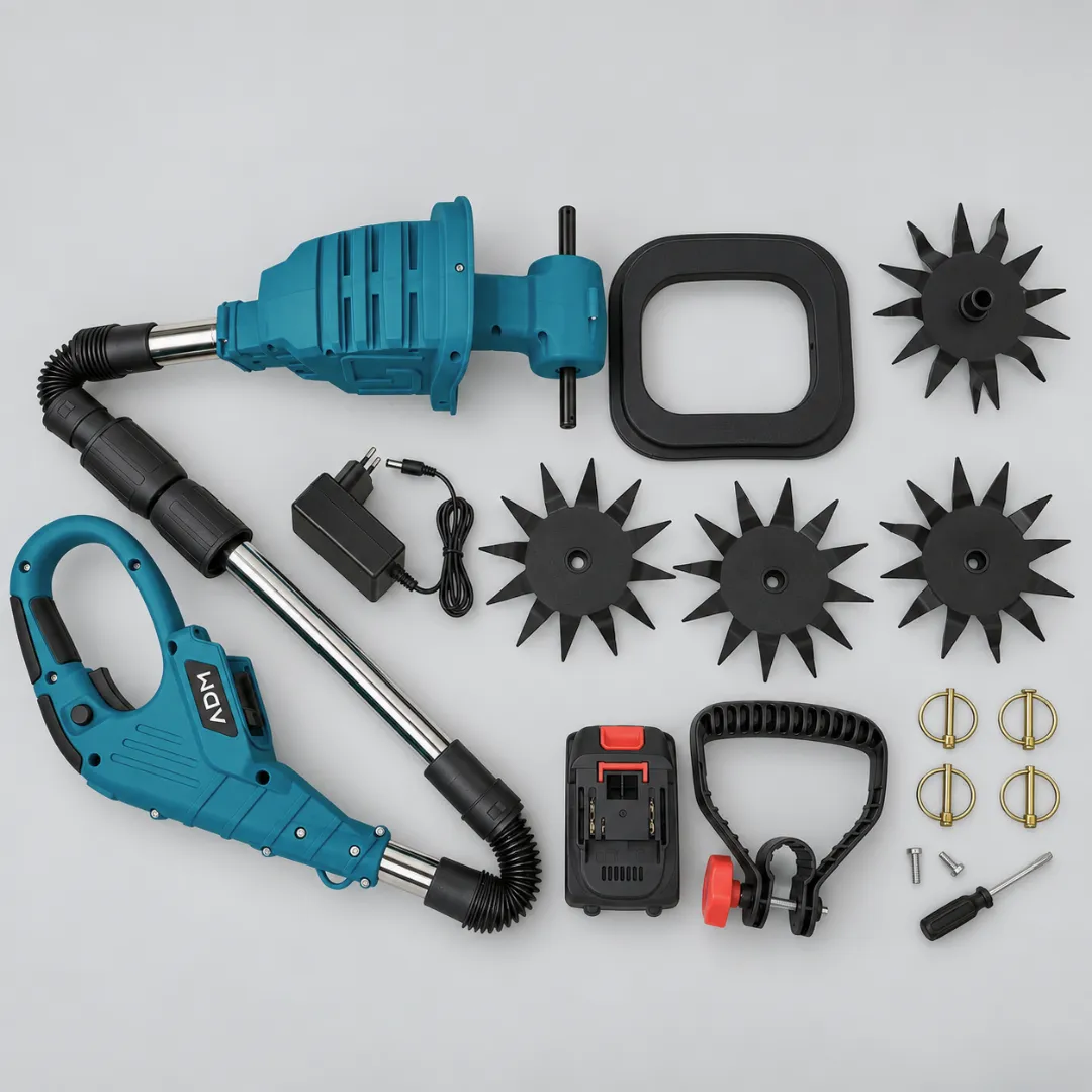 Adamanta W-5 motozappa a batteria pieghevole 400 W 18,5 V