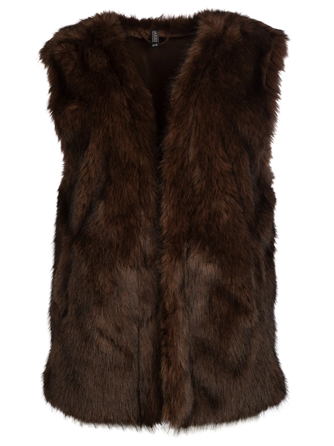 Wibra Gilet Donna Pelliccia Sintetica con Tasche