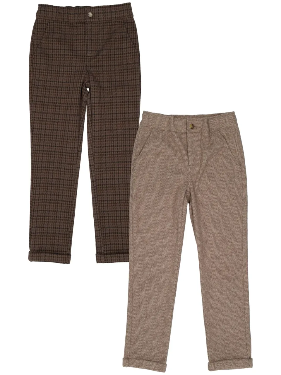 Wibra pantaloni ragazzo jacquard eleganti