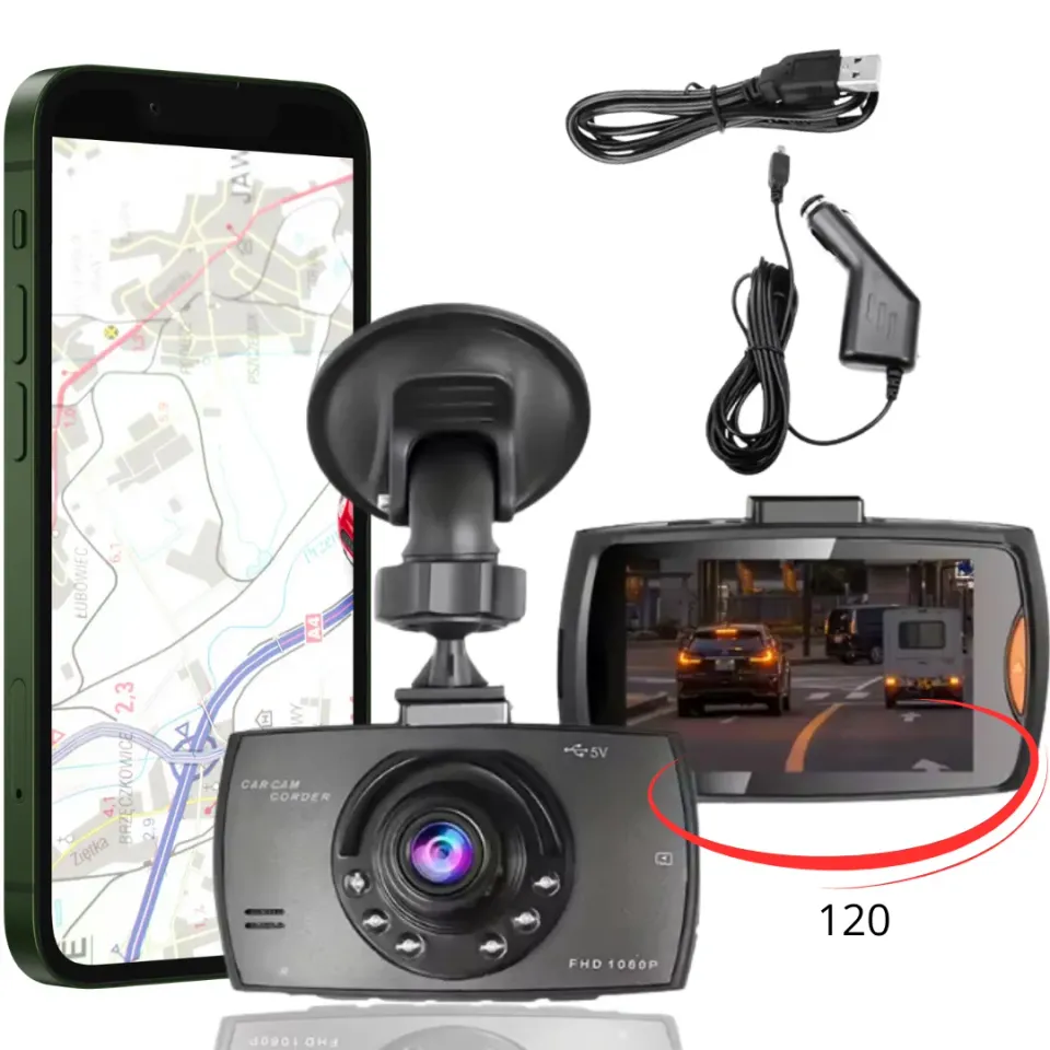 ADAMANTA 152 dash cam telecamera auto Full HD 1080p 120°