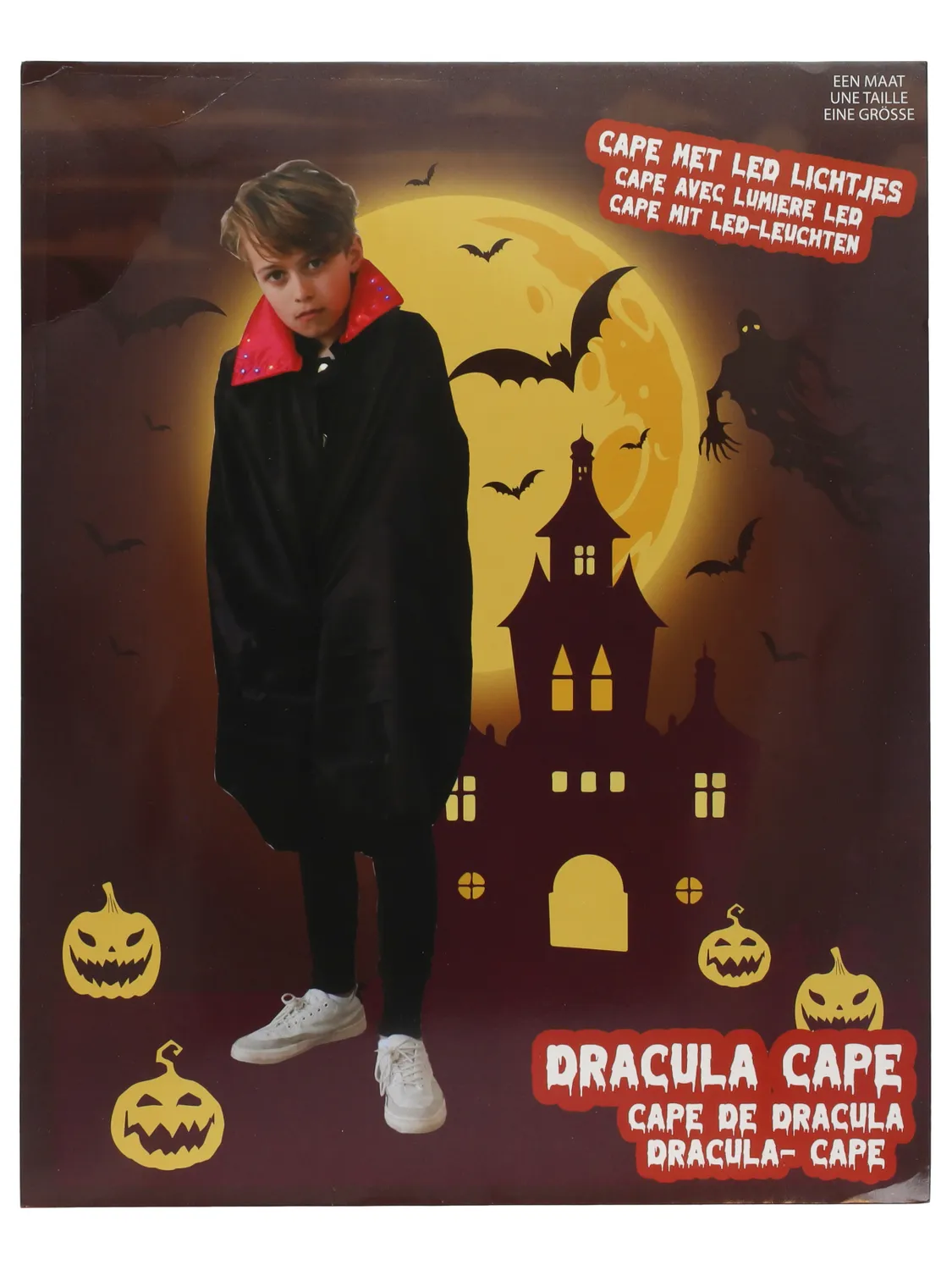 Wibra Costume Halloween Bambini 5-7 Anni Pauroso