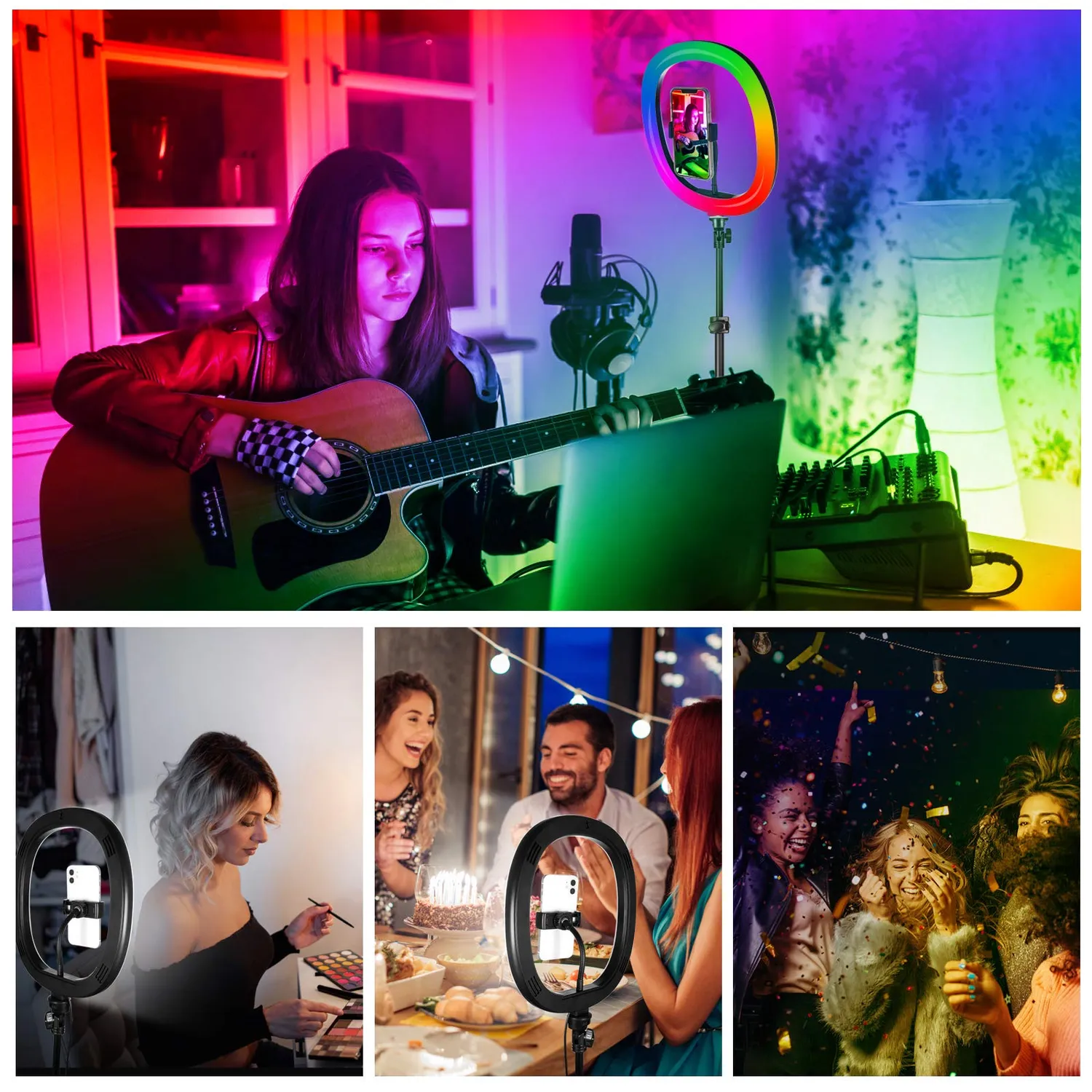 Action Ring Light Anello Led 12 Pollici con Treppiede