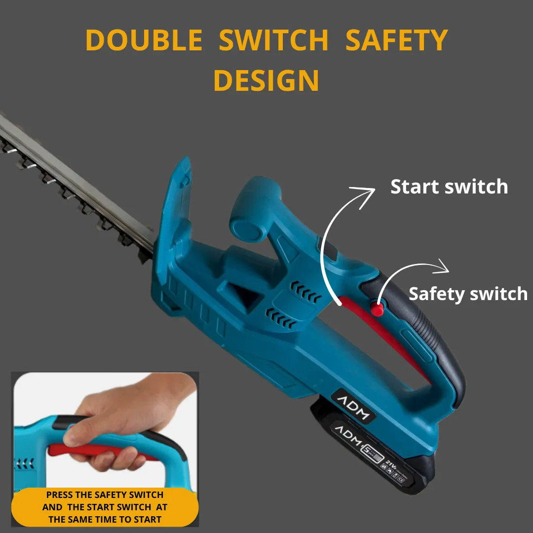 ADAMANTA ADM 7007 tagliasiepi a batteria 21V 52 cm