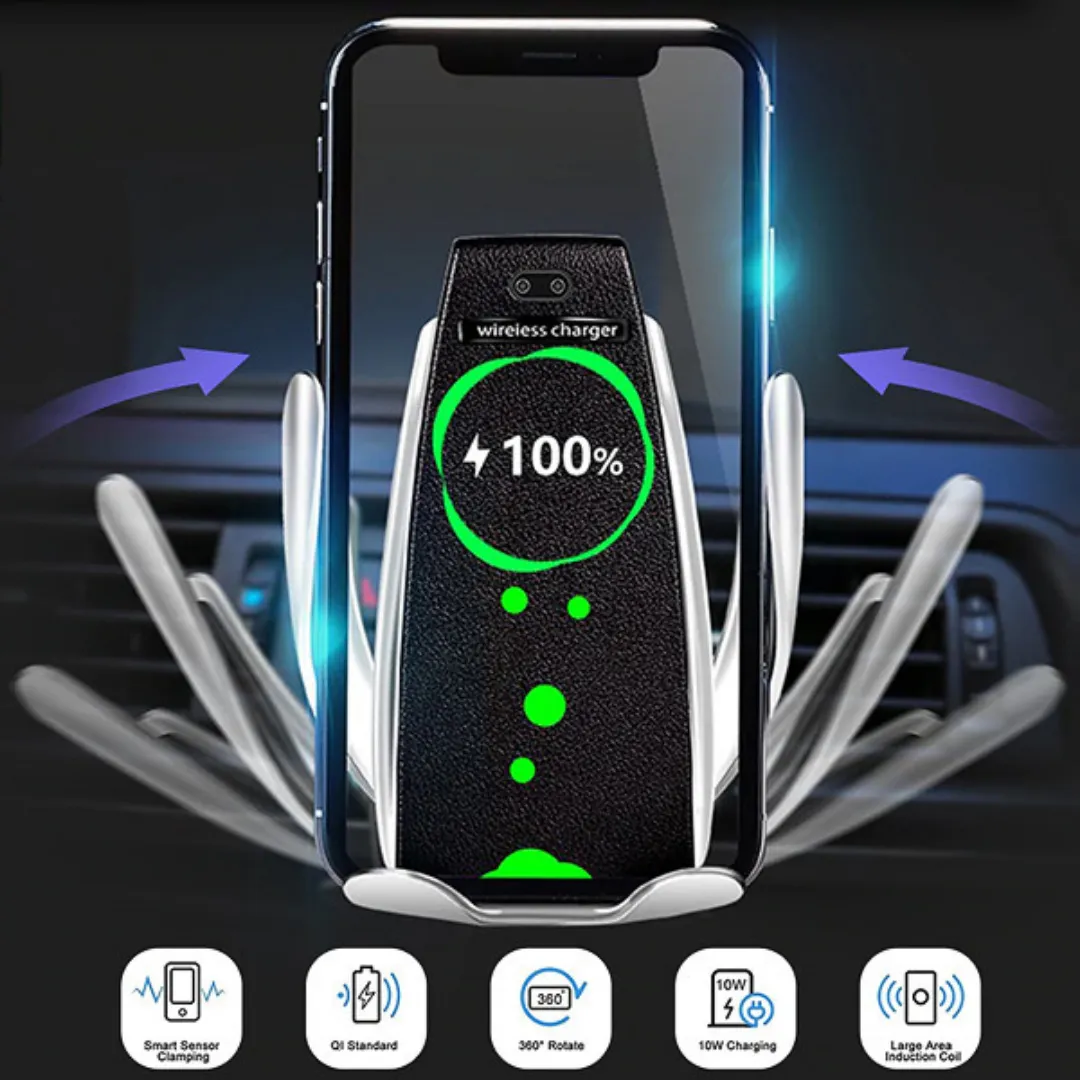 ADAMANTA 7062 Caricabatterie Wireless Auto Automatico