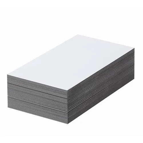 Kaiserkraft targhetta magnetica bianca 100x200 mm 100 pz
