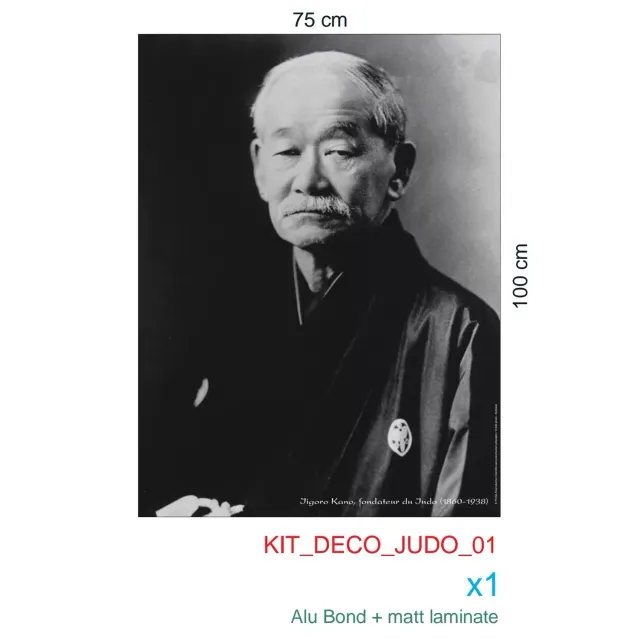 3BPRO Ritratto Jigoro Kano Stampa da Parete