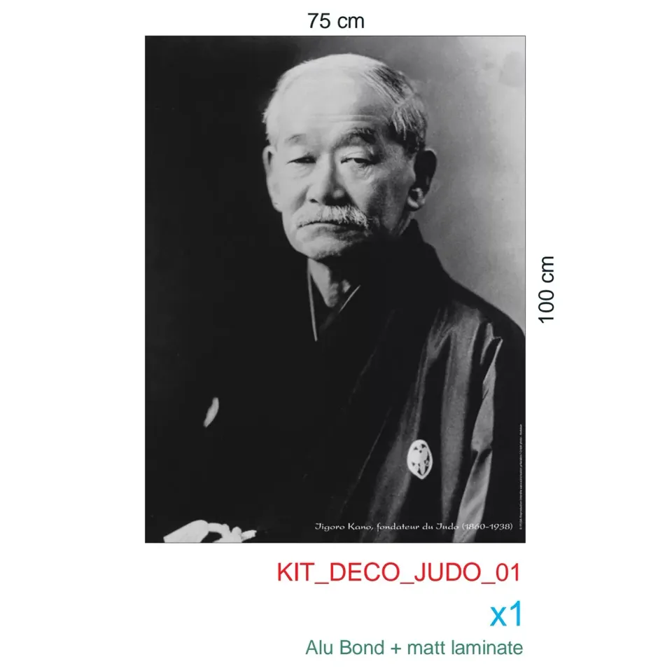 3BPRO Ritratto Jigoro Kano Stampa da Parete