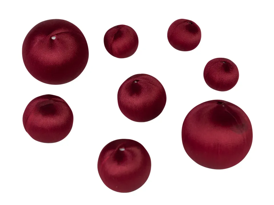 Wibra Palline Decorative 8 Pezzi in Poliestere