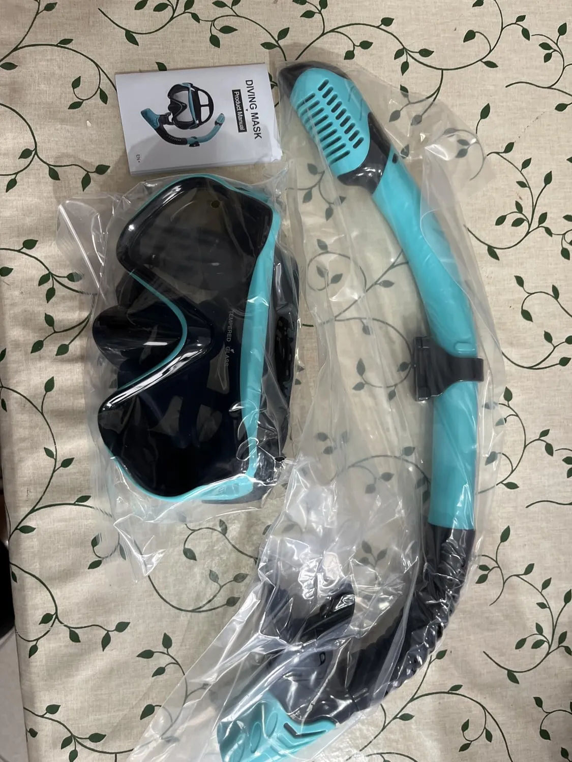 Kaefuys set snorkeling maschera subacquea 180°