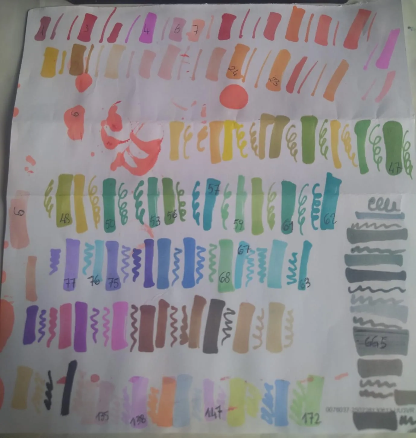 Kaefuys Pennarelli doppia punta alcol impermeabili 80 colori