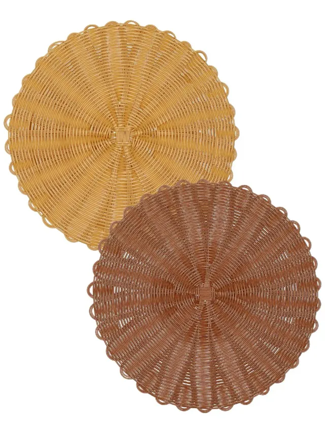 Wibra tovaglietta rotonda intrecciata 38 cm
