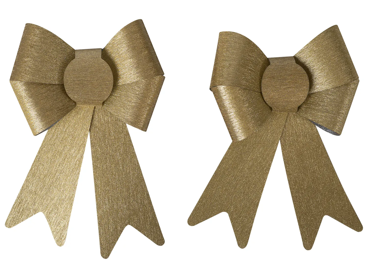Wibra fiocchi natalizi 13x16 cm 2 pezzi poliestere