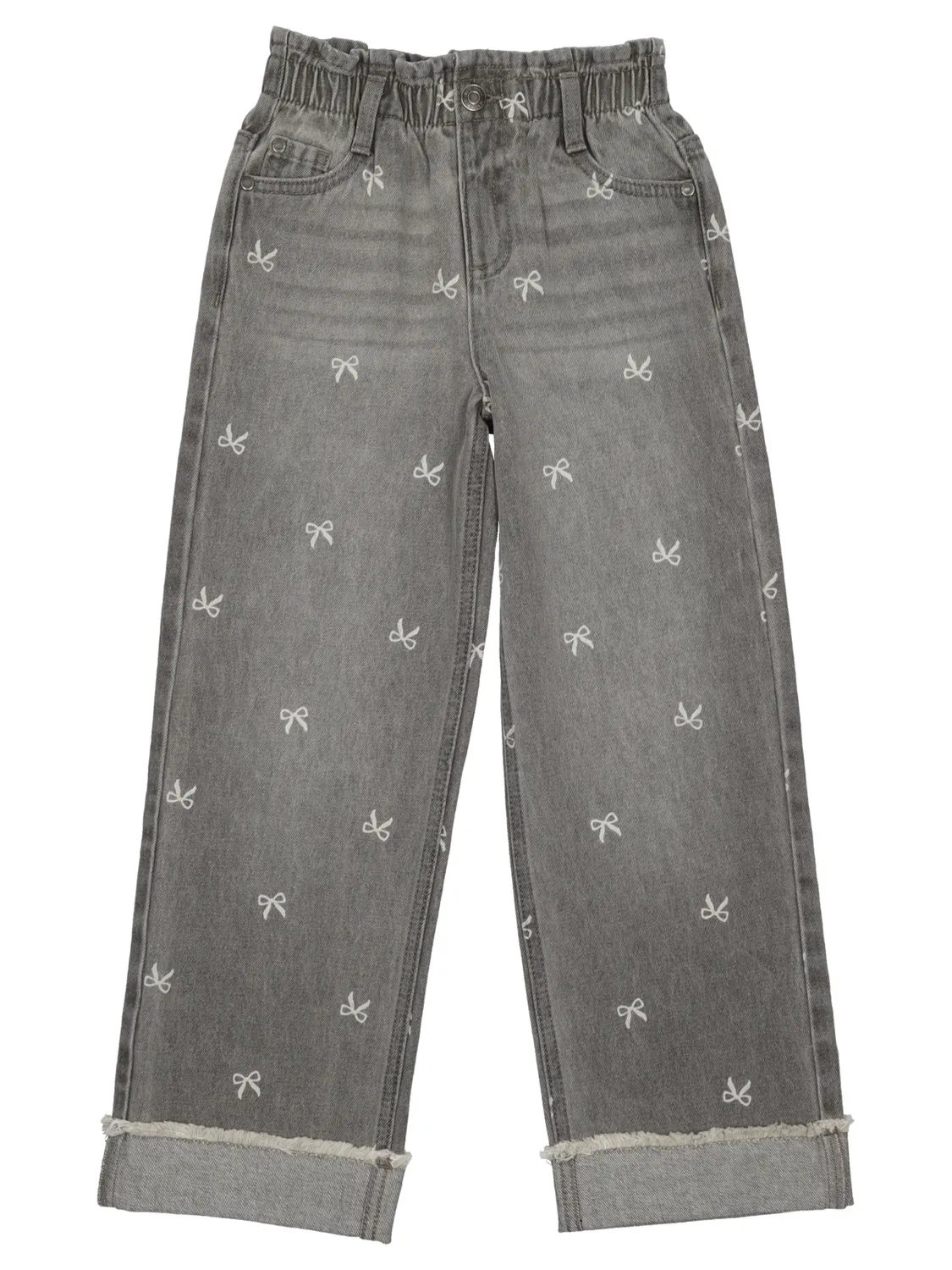 Wibra Jeans Bambina Denim con Fiocchi