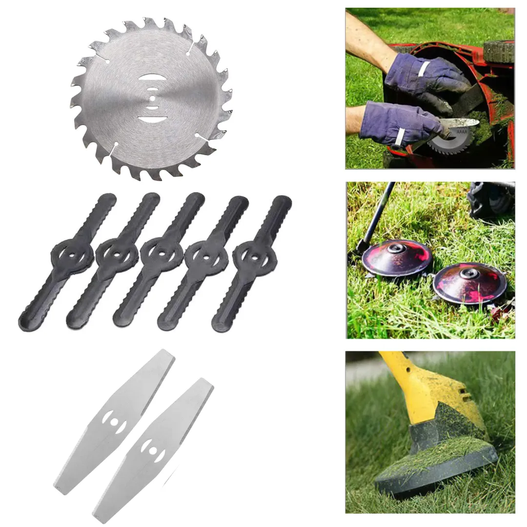 ADAMANTA 2170 lame decespugliatore 8 pezzi acciaio