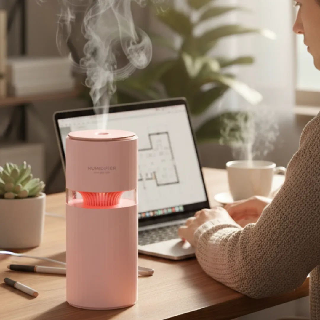 ADAMANTA 277 umidificatore scrivania 400ml con luce notturna