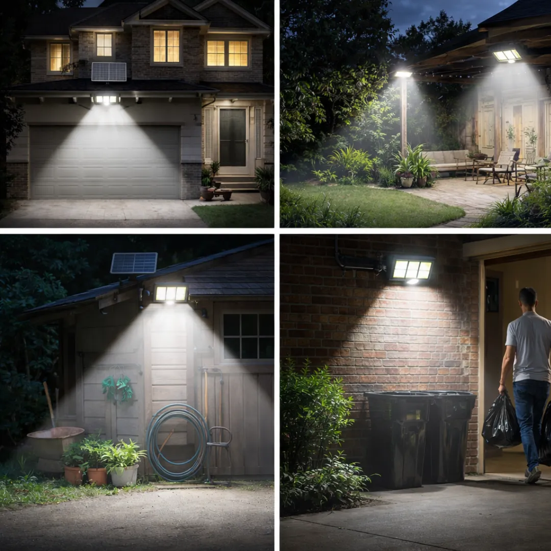 ADAMANTA SL-F120 lampada solare 120 LED con telecomando