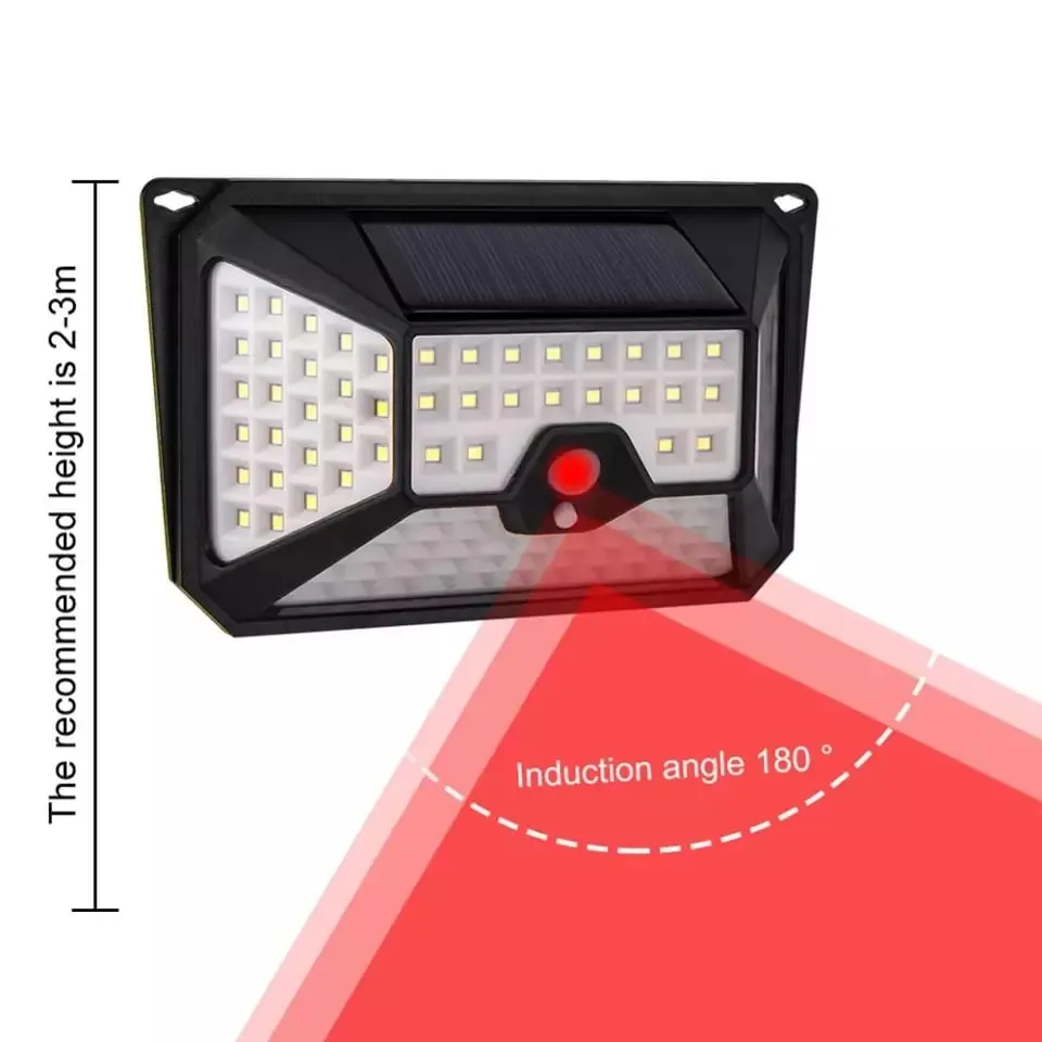 ADAMANTA YT-109 Waterproof Solar LED Lamp 278 lampada solare parete sensore