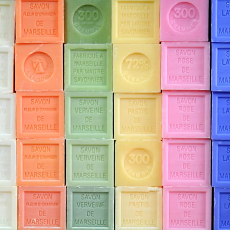 3BPRO Savon de Marseille parfumé in cubo 100 o 300 g artigianale