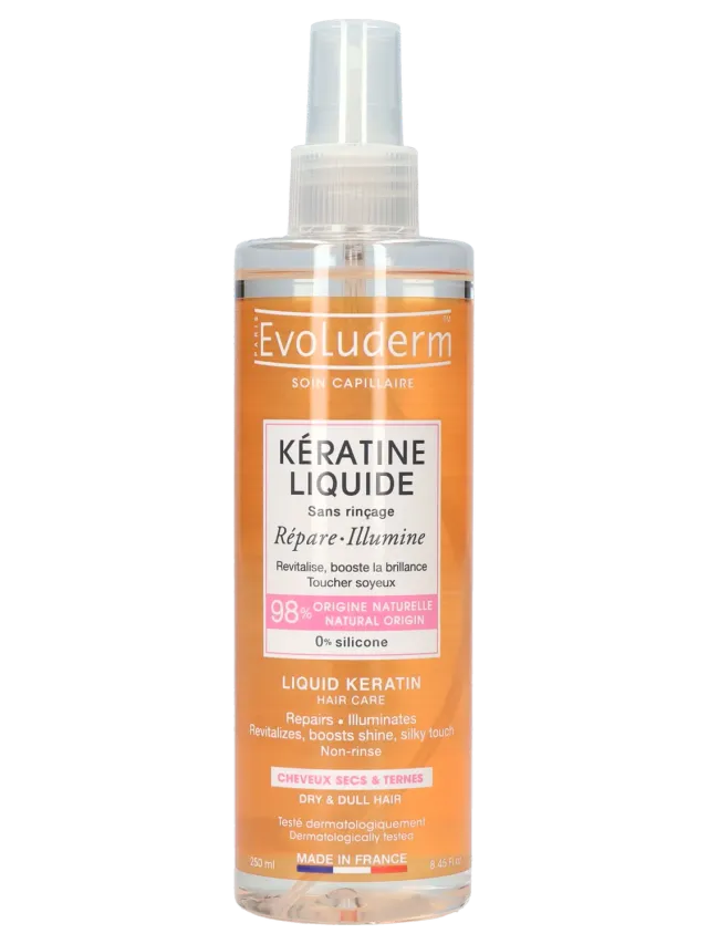 Evoluderm Keratin Liquide balsamo cheratina 250 ml riparatore