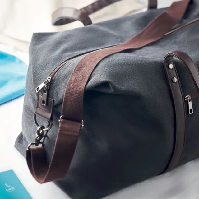 3BPRO MO6279-03 borsa weekend in cotone lavato personalizzata