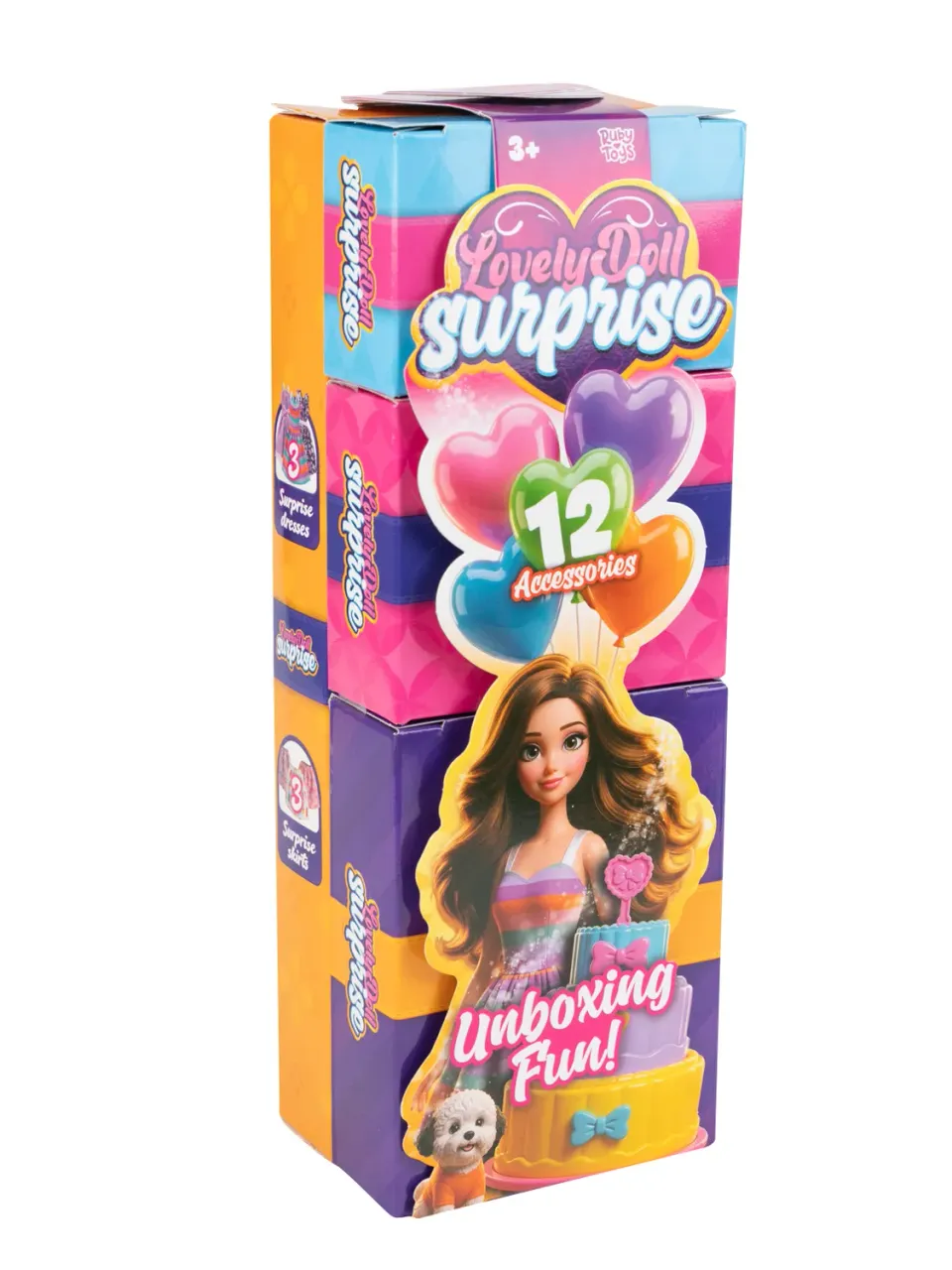 Wibra Fashion Pop Surprise bambola 12 accessori