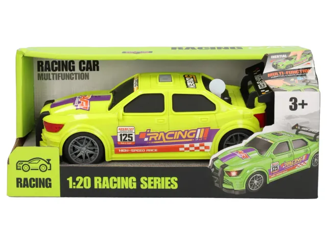 Wibra Auto da Corsa Giocattolo verde 20 cm luci