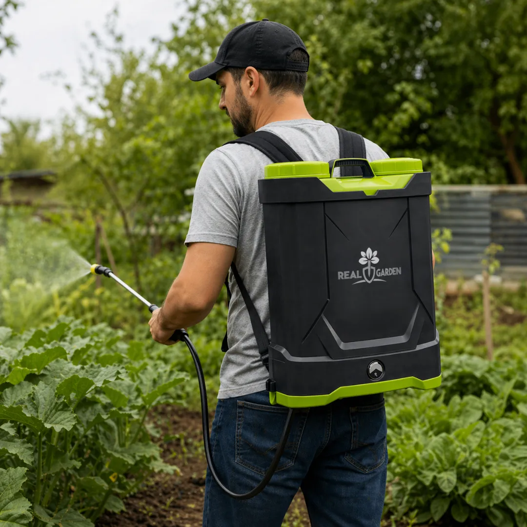 ADAMANTA Real Garden 580 Pompa Irroratrice a Zaino 16L
