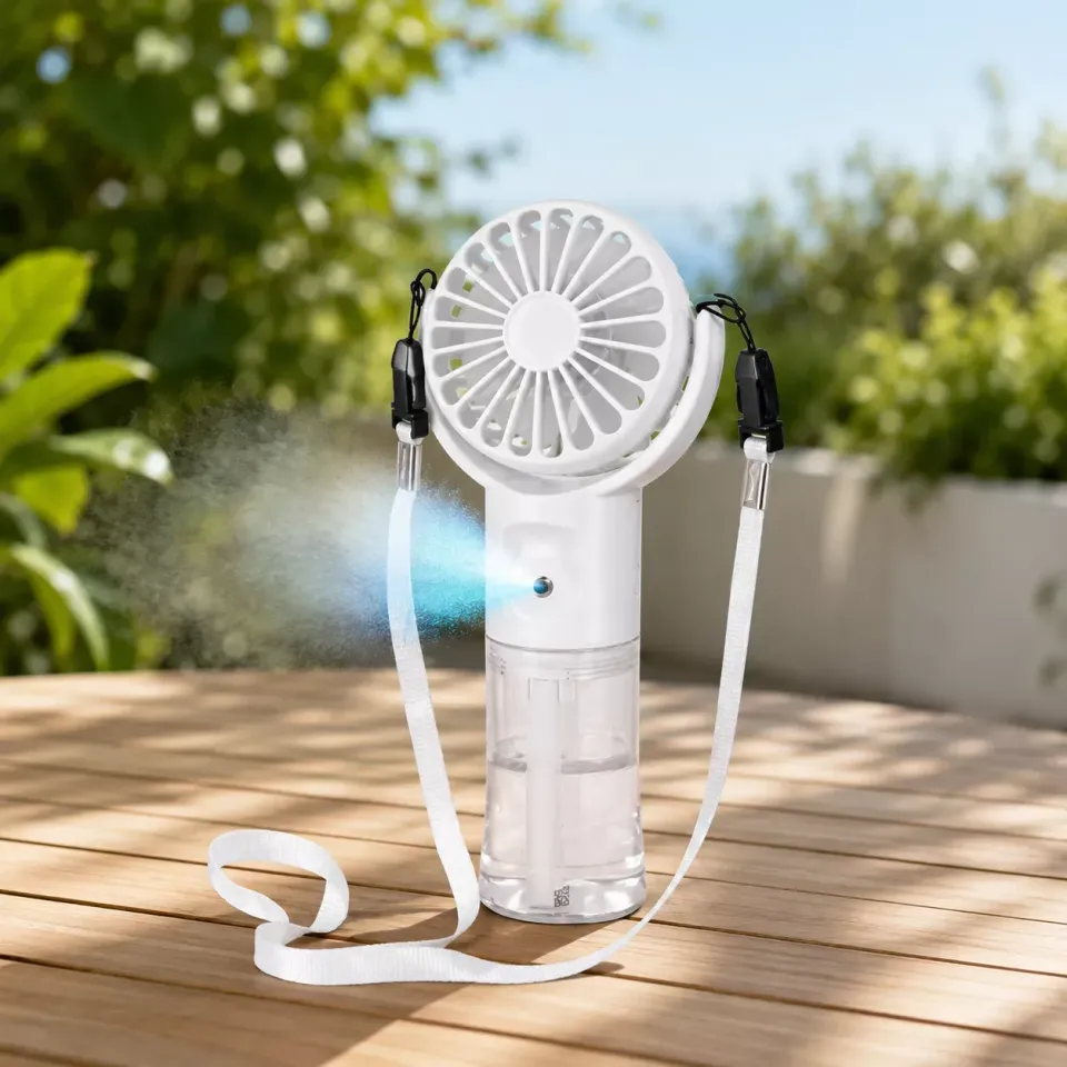 3BPRO ventilatore portatile con nebulizzatore USB ricaricabile