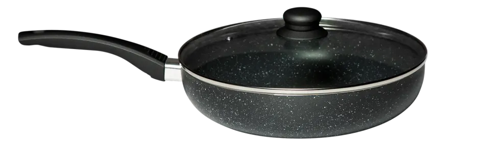 Wibra Wok con Coperchio 28 cm Antiaderente