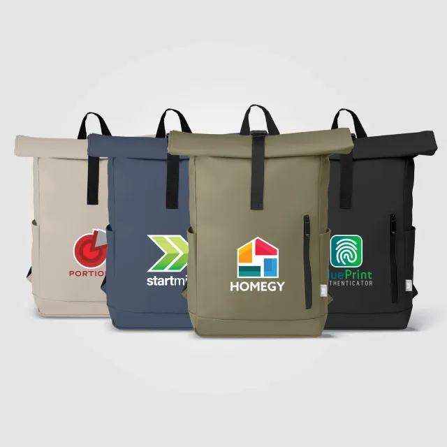 3BPRO Malmo zaino rolltop riciclato impermeabile pc 15"