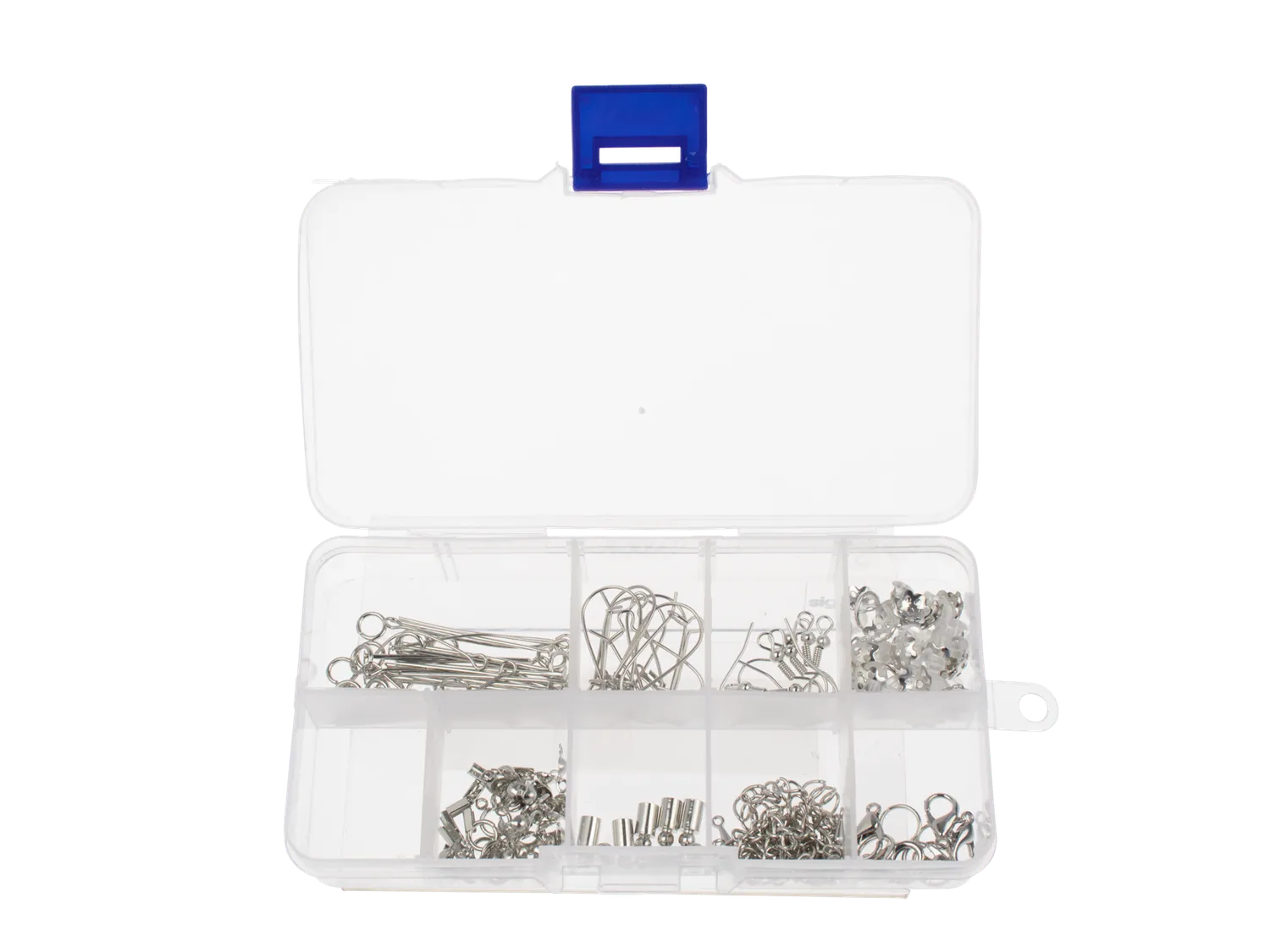 Wibra Ganci in Ferro Argentati Set 9 Pezzi con Box