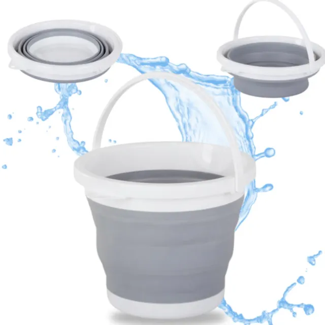 ADAMANTA Collapsible Foldable Silicone Bucket 2049 secchio pieghevole silicone