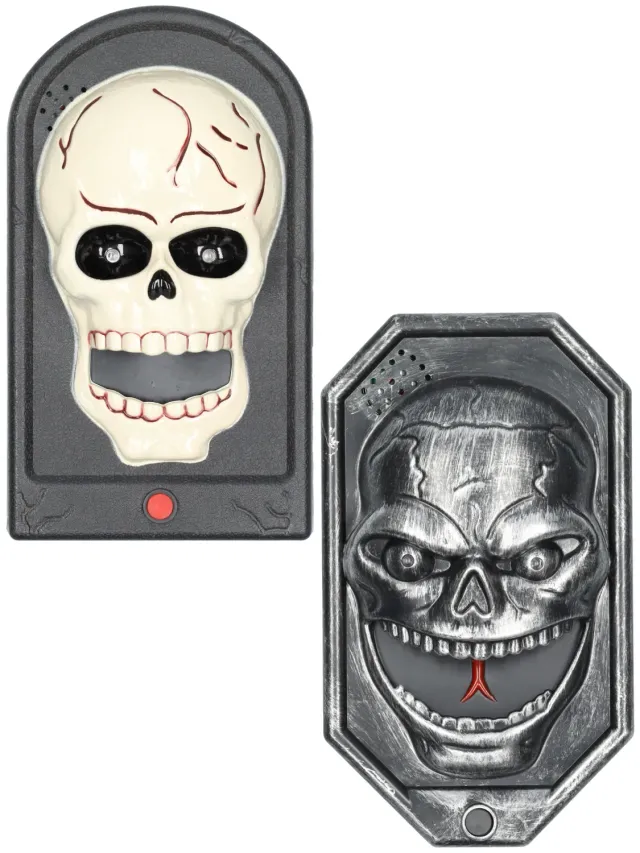Wibra Campanello Halloween Teschio Plastica