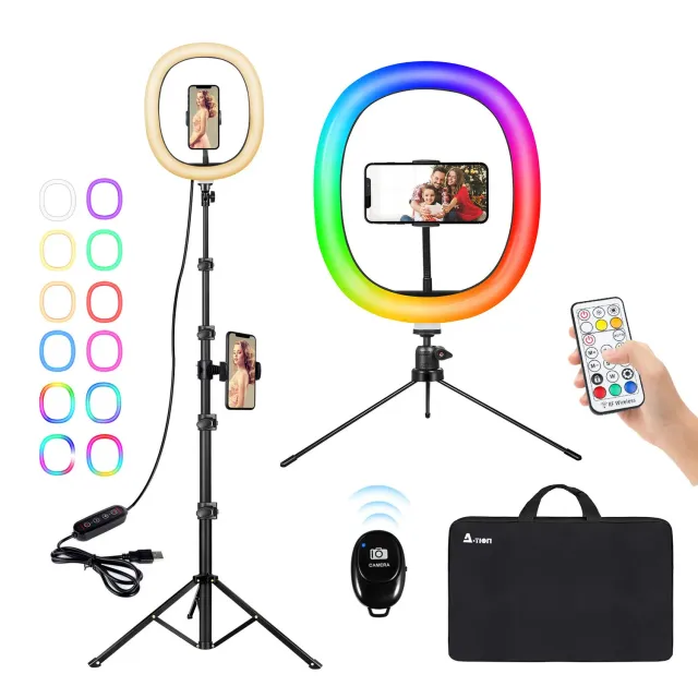 Action Ring Light Anello Led 12 Pollici con Treppiede