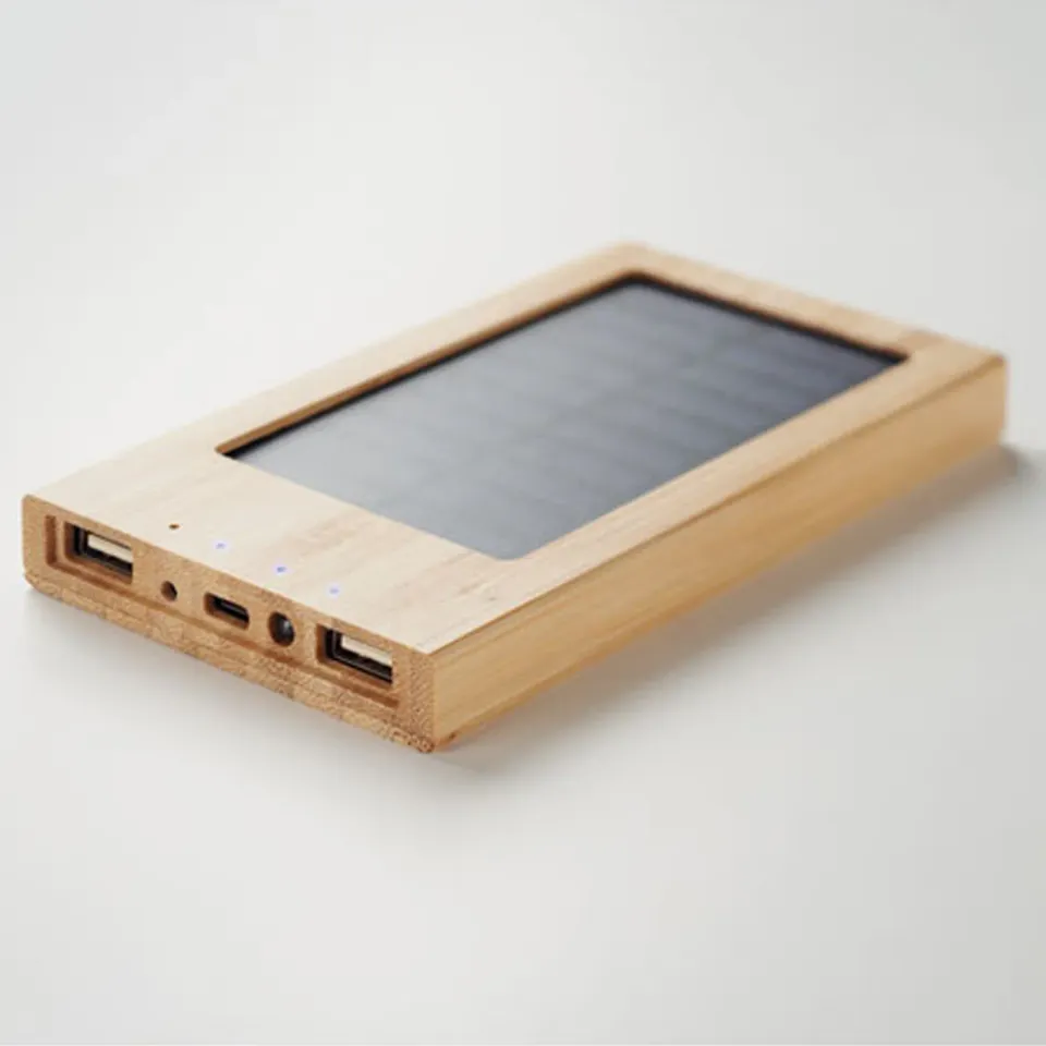 3BPRO MO6509-40 powerbank solare bambù personalizzata