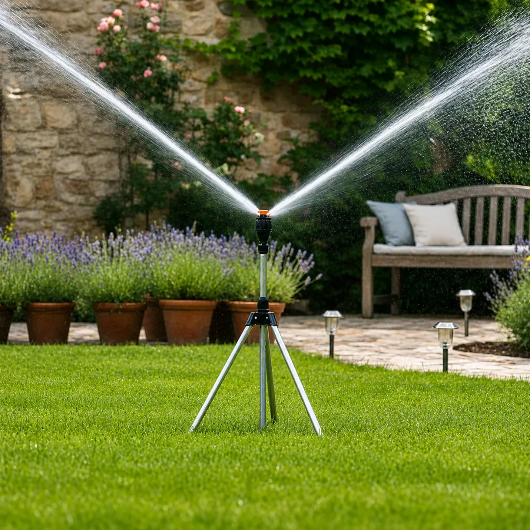 ADAMANTA 2290 irrigatore rotante 360° con treppiede