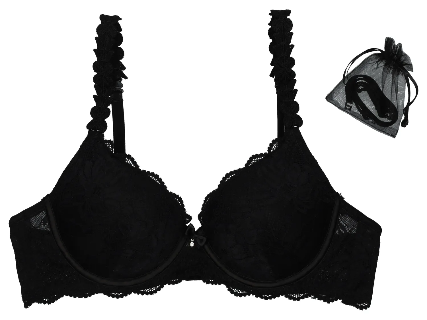 Wibra reggiseno pizzo con ferretto e spalline intercambiabili