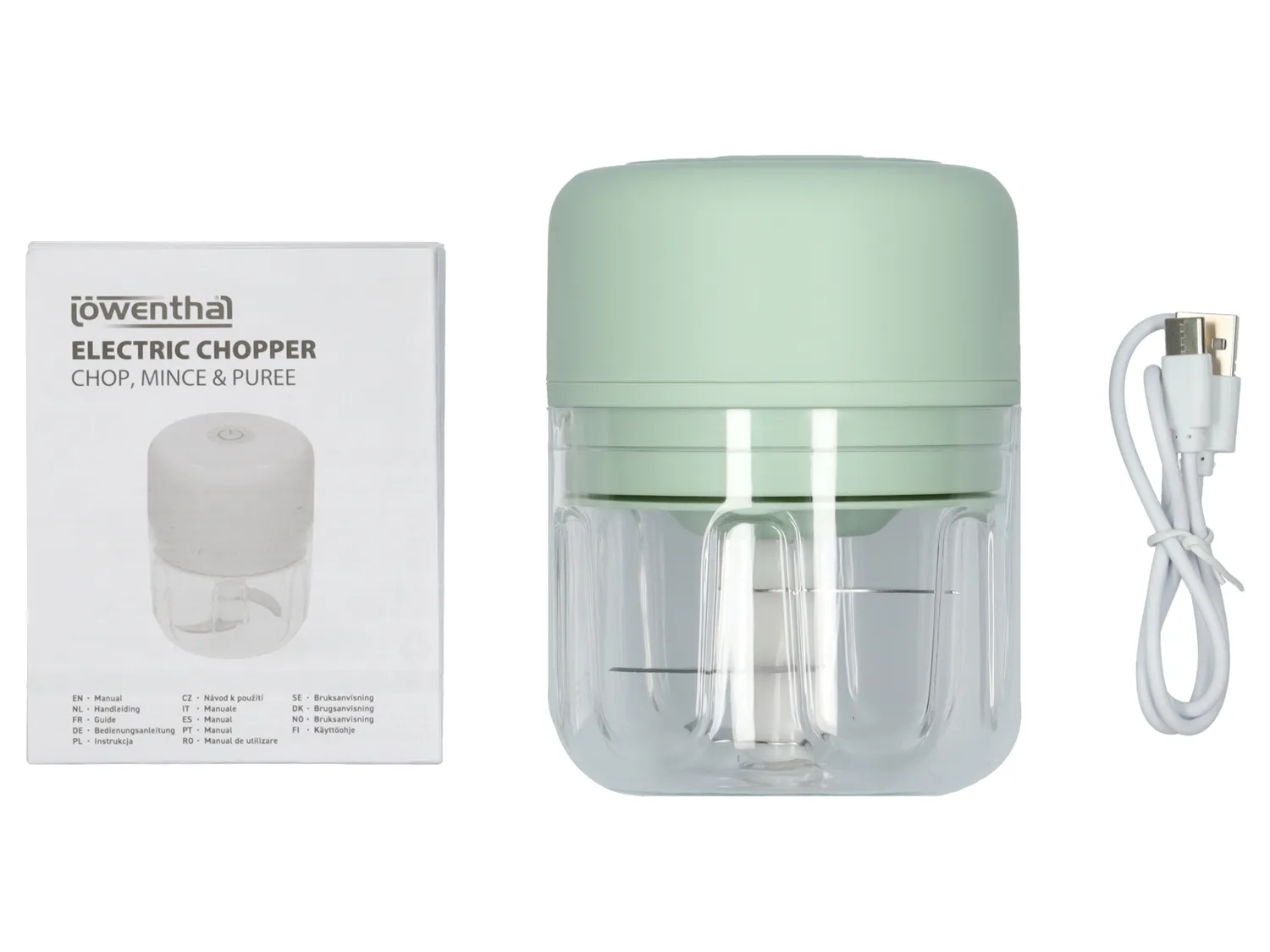 Wibra tritatutto elettrico ricaricabile da cucina