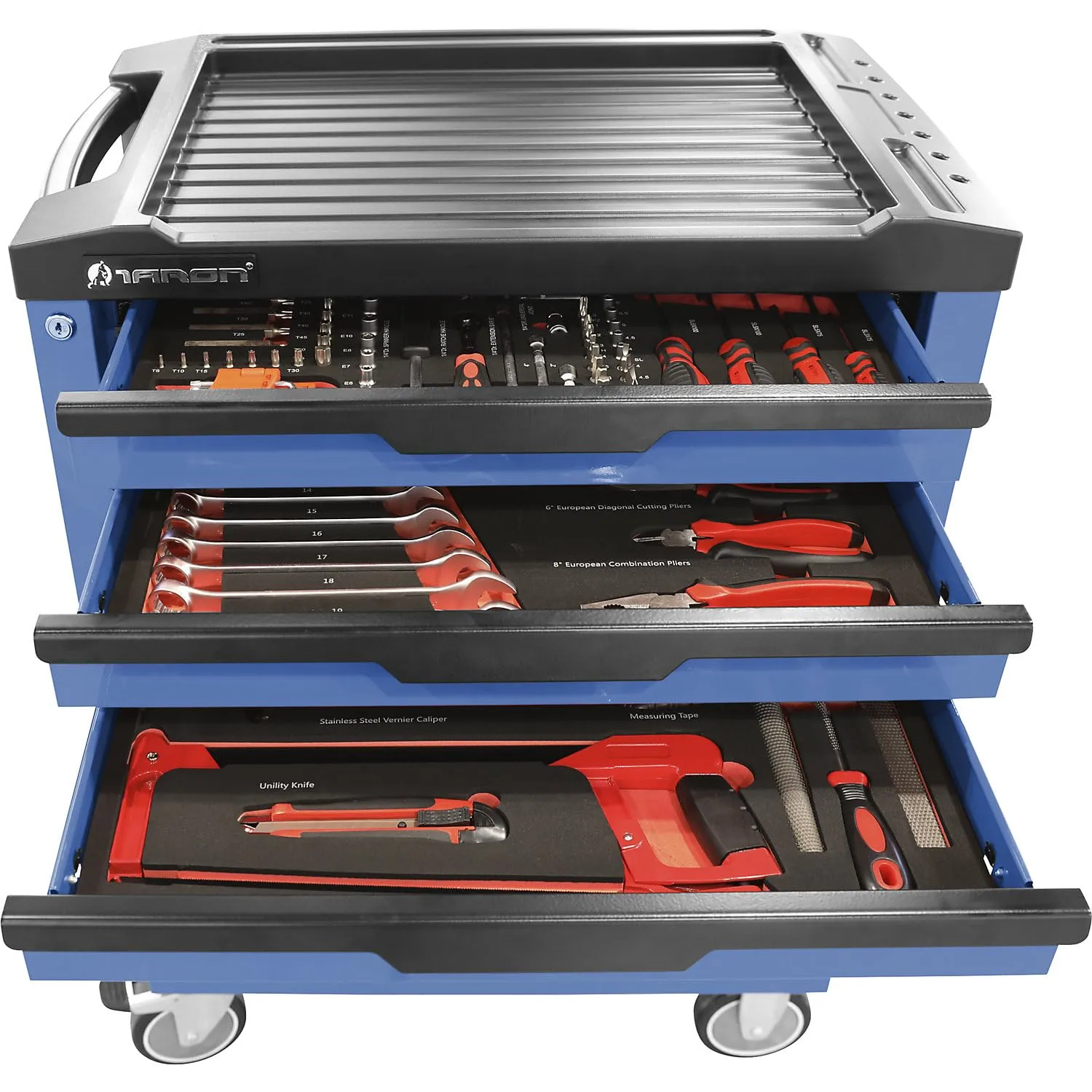 Kaiserkraft Carrello Portautensili 145 Utensili con 6 Cassetti