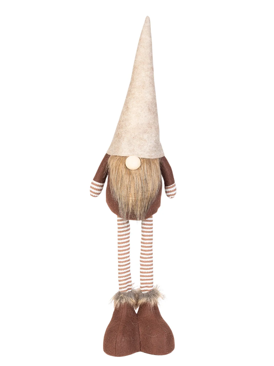 Wibra gnomo natalizio gambe allungabili 58 cm