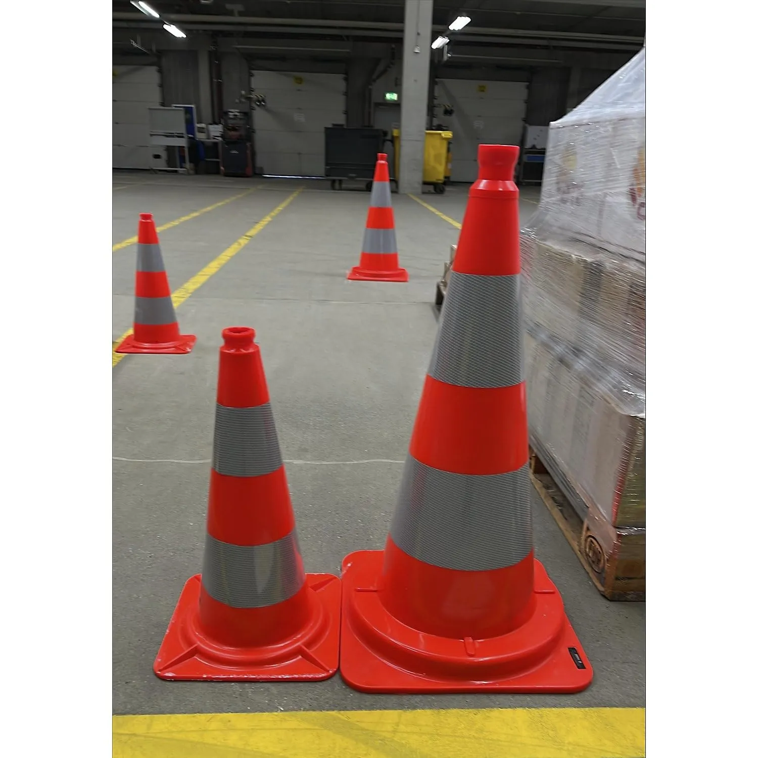 Kaiserkraft cono stradale PVC fluorescente impilabile